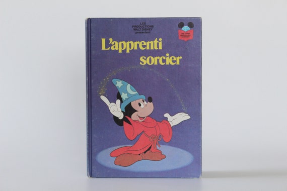 L Apprenti Sorcier Vintage Disney French Book Etsy L Apprenti Sorcier Vintage Disney French Book Etsy
