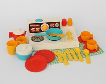 Fisher Price #919 Vintage 1978 Fun With Food Orange Plate 