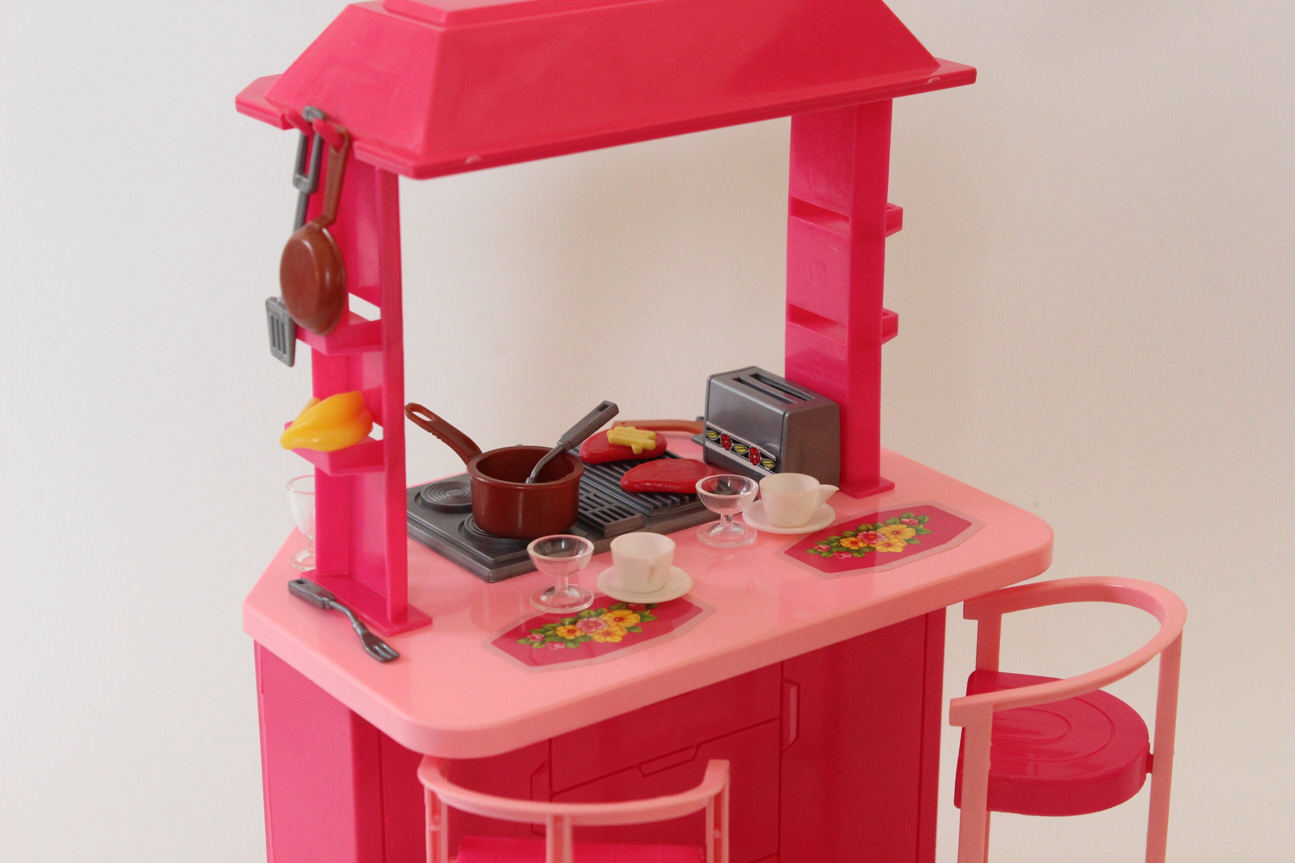 Vintage Barbie KITCHEN Playset Mattel Toys 1986 | Etsy