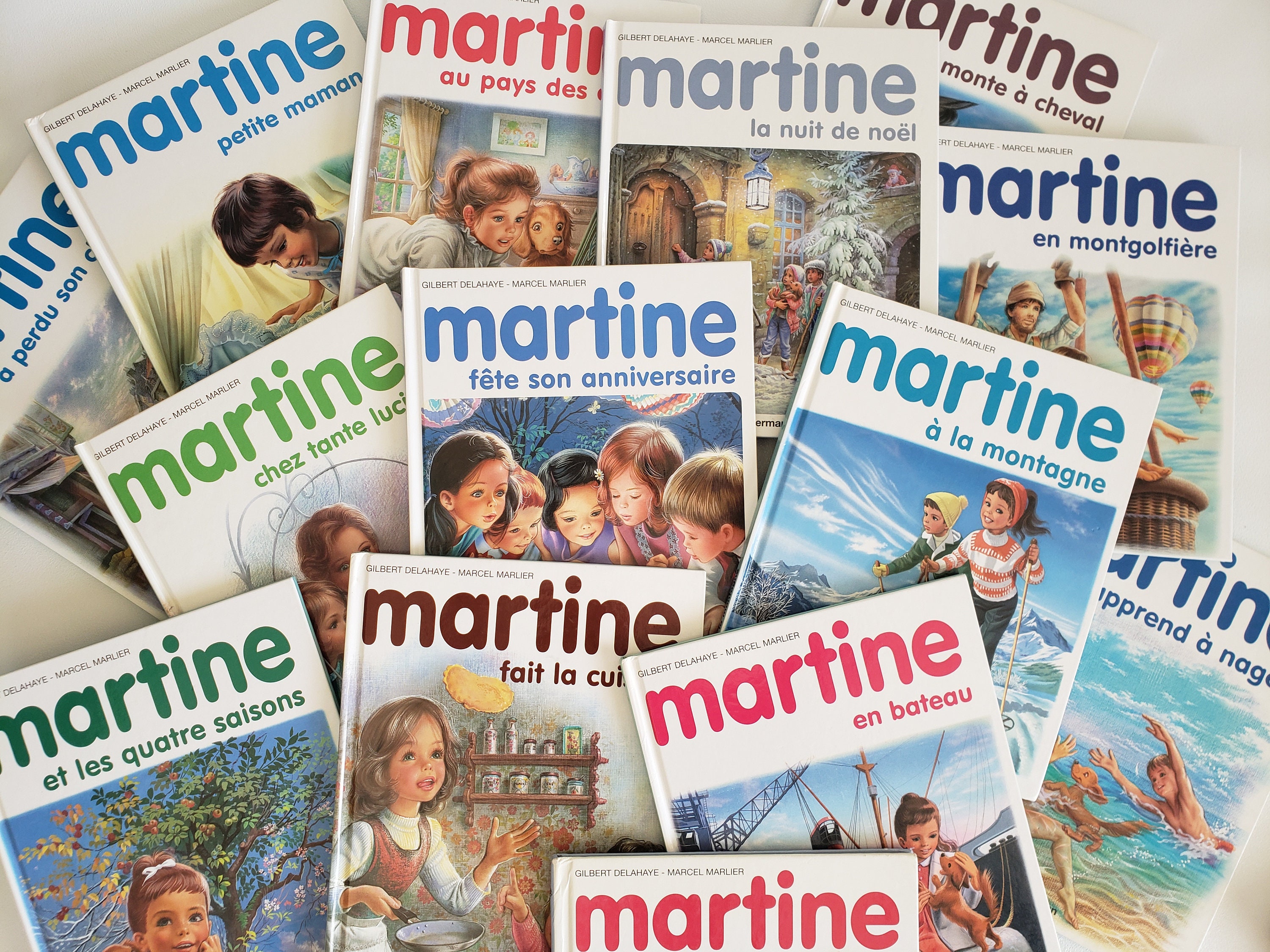 martine book MARTINE, Vintage FRENCH Books, Casterman, Collection Farandole, Marcel  Marlier Et Gilbert Delahaye, 1985-2000 - Etsy