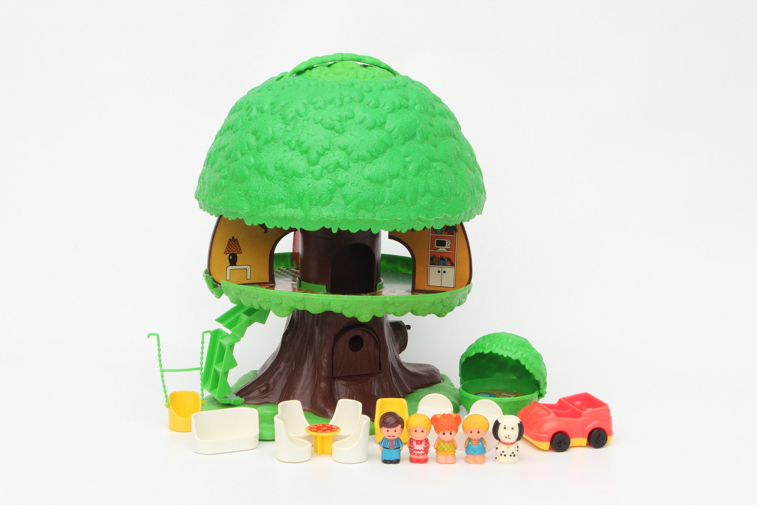 Vintage Family TREE HOUSE! General Mills Kenner Tree Tots, 1975