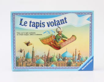 Complete! Flying Carpet - Le tapis volant - 1987, Vintage board game by Ravensburger, Made in West Germany