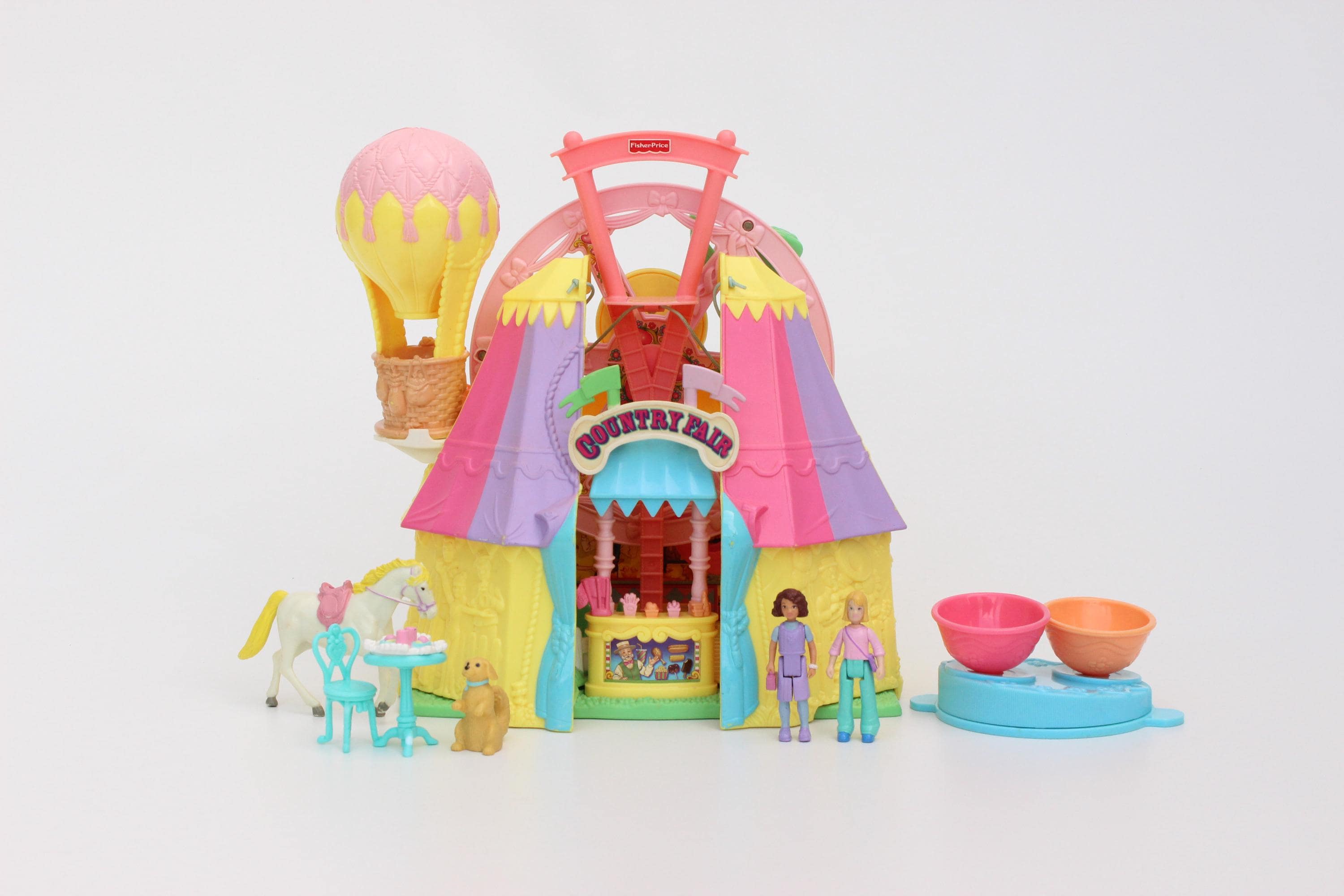Vintage Fisher Price Sweet Streets Country FAIR, Loving Family