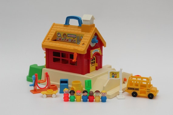 fisher price school bus 1990