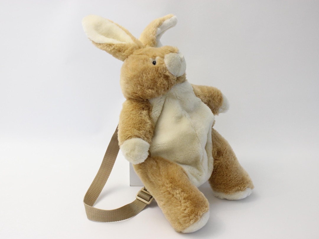 Adult Colorful Rabbit Backpack Beautiful! Vintage RABBIT Backpack, 20