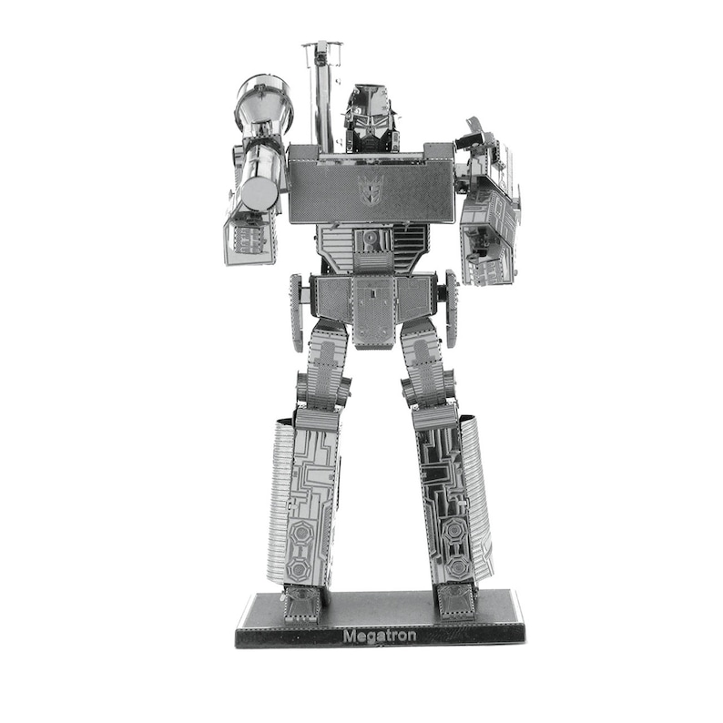 Metal Earth Megatron Transformers 3D Metal Model Kit/puzzle Etsy