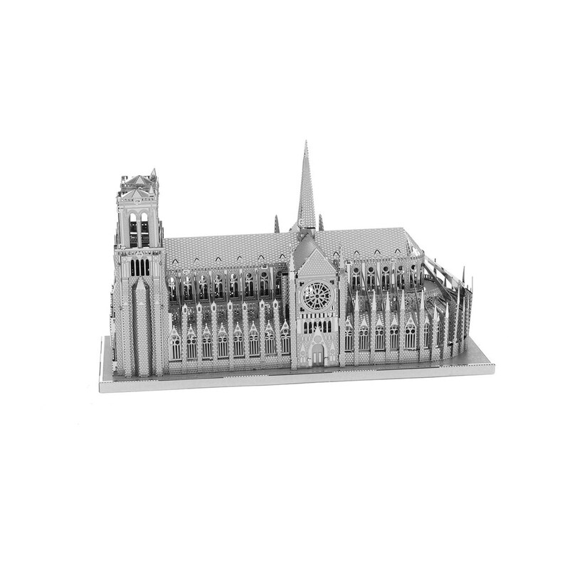 ICONX Notre Dame 3D Metal Model Kit/puzzle ICX003 Etsy UK