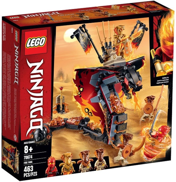 LEGO Ninjago Fire Fang 70674 | Etsy