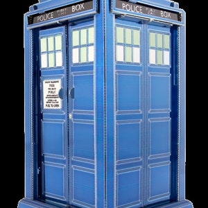 Metal Earth - TARDIS Dr, Who 3D Metal Model kit/puzzle - MMS400M