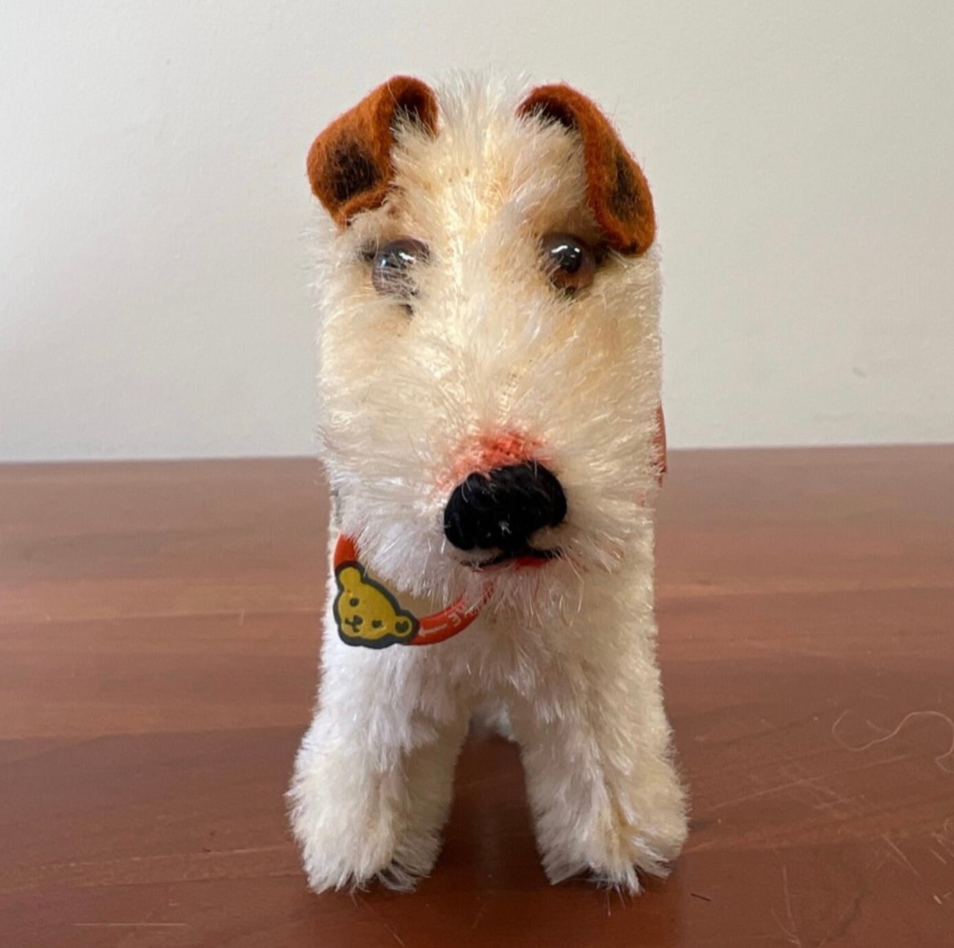 Steiff Foxy Fox Terrier 14" Plush Toy - Genuine Mohair, Made In Germany With Ear Button - View #12