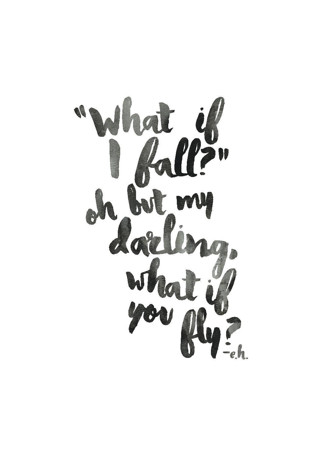 What If I Fall Oh My Darling What If You Fly Disney Quote Etsy