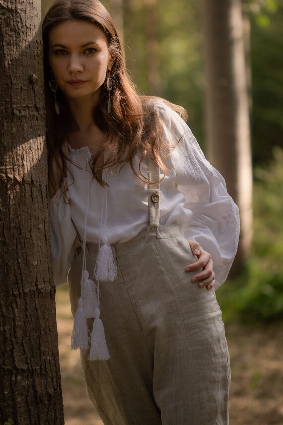 トップス BELPER EMBROIDERY LINEN BLOUSE Embroidered Dolman Sleeved Linen Blouse | Chico's