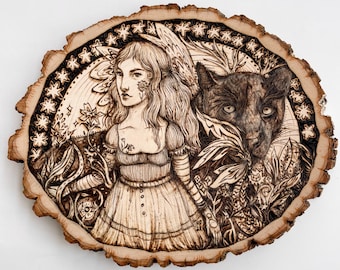Re-Wild (original wood burning)