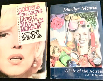 Marilyn Monroe Lot of 3: Two Books 1st Print & 1 Rare Envelope, All Vintage Like New