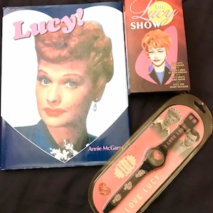 I LOVE LUCY - 3 Items Custom Collectors Lot: Book, Watch & Movies