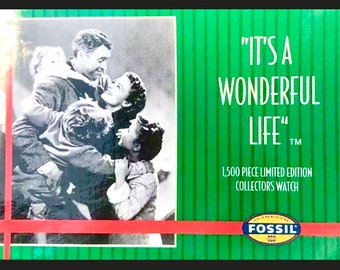 FOSSIL “It’s A Wonderful Life” Movie Collector’s WATCH 1 of 1500 Limited Edition