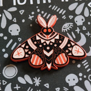 Mothman Enamel Pin