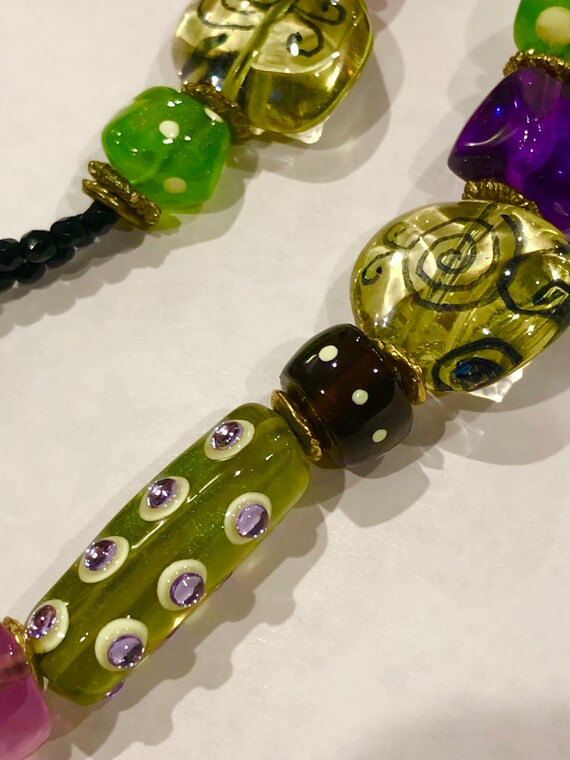 Fun, Funky Unique Bead Neckkace - image 2