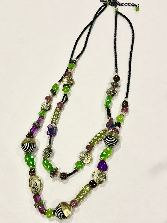 Fun, Funky Unique Bead Neckkace - image 3