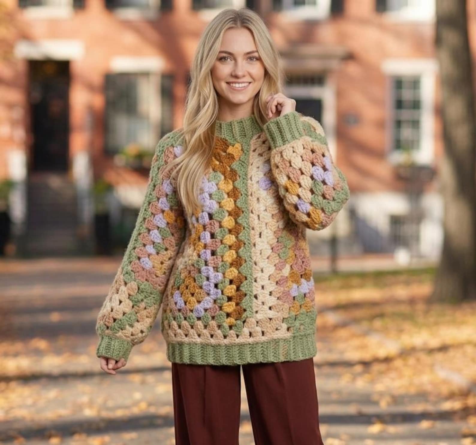 Hexagon Crochet Cardigan Pattern