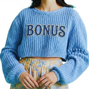 Chunky Crochet Sweater Pattern PDF | Fjord Sweater | Top Down No Sew | Alpine Stitch | Oversized Fit | US Terms | 8mm Hook image 4