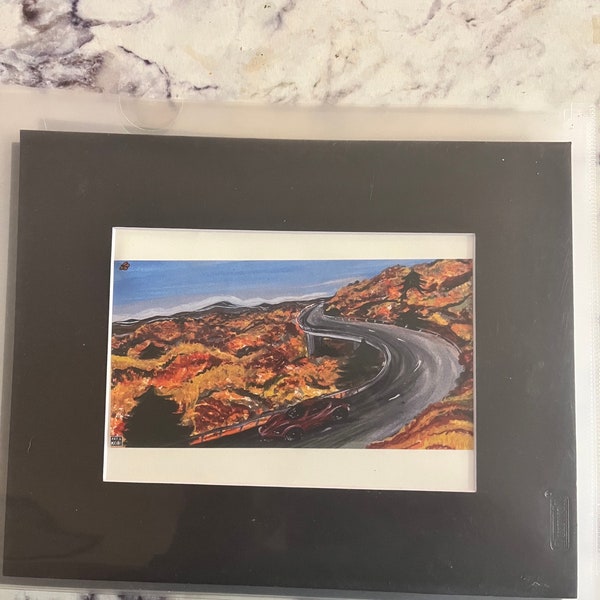 ArtByKoby "A Smoky Mtn Ride" Original Print