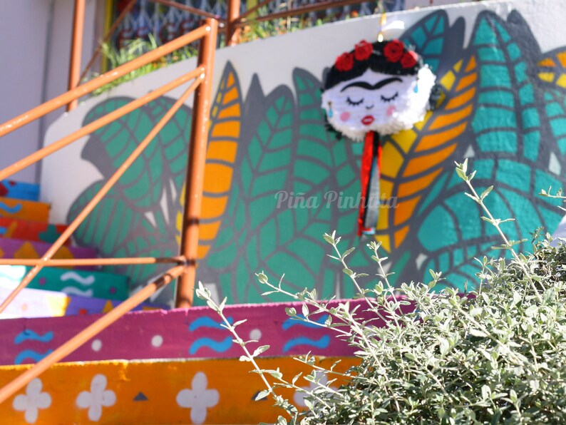 Adult Pinata Frida Kahlo Pi\u00f1ata Frida Kahlo Birthday Pinata Mexican style Party supplies Frida Pinhata Mexican Party Mexican Pi\u00f1ata