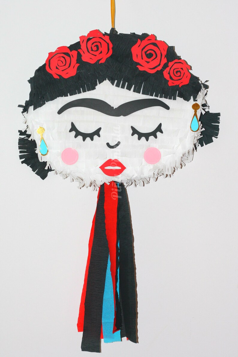 Adult Pinata Frida Kahlo Pi\u00f1ata Frida Kahlo Birthday Pinata Mexican style Party supplies Frida Pinhata Mexican Party Mexican Pi\u00f1ata