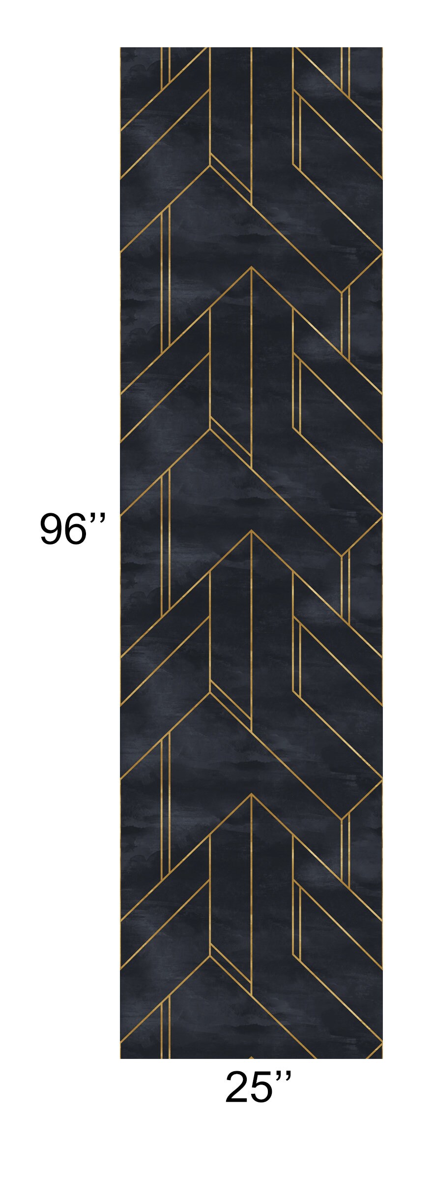 Removable Wallpaper Gold and Navy Blue Geometric Peel & Stick | Etsy ...