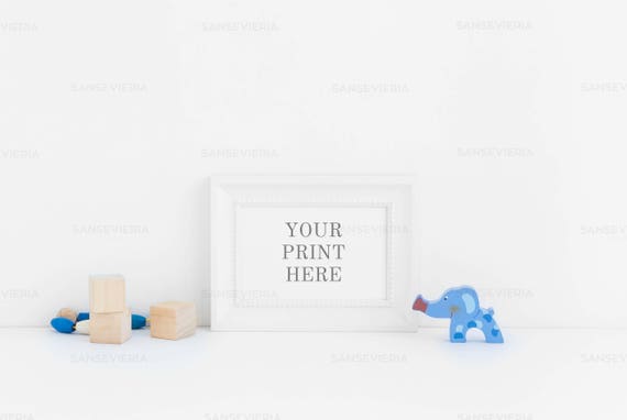 Nursery Print Mockup 10x15 20x30 3:2 Ratio Horizontal