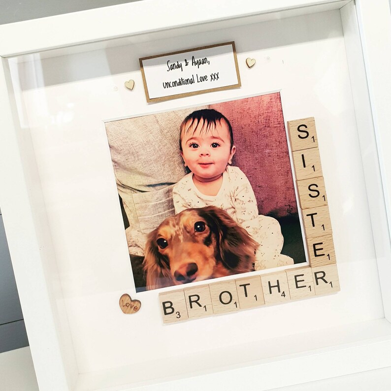 Brother Sister Photo Frame Personalised Gift for Sister Etsy