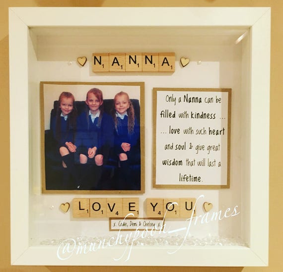 Nan Nanny Nana Granny Personalised Frame Mothers Day Mother S Gift