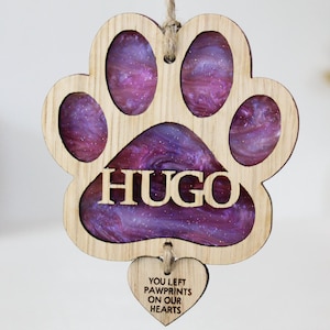 Pet memorial gift, rainbow bridge dog loss gift, pet keepsake memorial, pet loss gift, dog sympathy, pet remembrance, dog bereavement gift