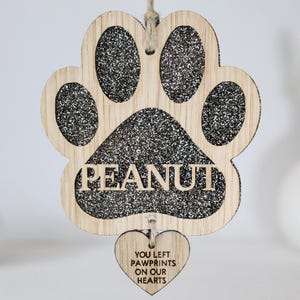 Pet memorial gift, rainbow bridge dog loss gift, glitter sun catcher, pet loss gift, dog sympathy, pet remembrance, cat loss gift