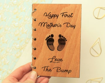 1st Mothers Day Card Love The Bump Mothers Day Gift, Personalised Card For Mother's Day, Mums Birthday Card, Gift For Mum, Happy Mothers Day
