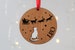 Personalised Cat Christmas Bauble, Cat Christmas Decoration, Pet Lover Christmas Gift, Pet Christmas Tree Decor, Wooden Tree Decoration, Cat 