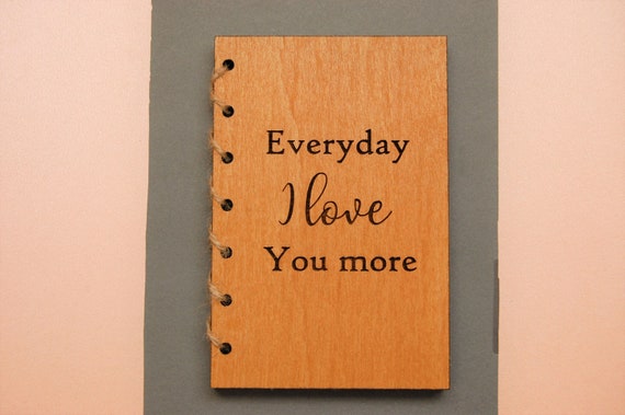 Everyday I Love You More Personalised Valentine S Card Etsy