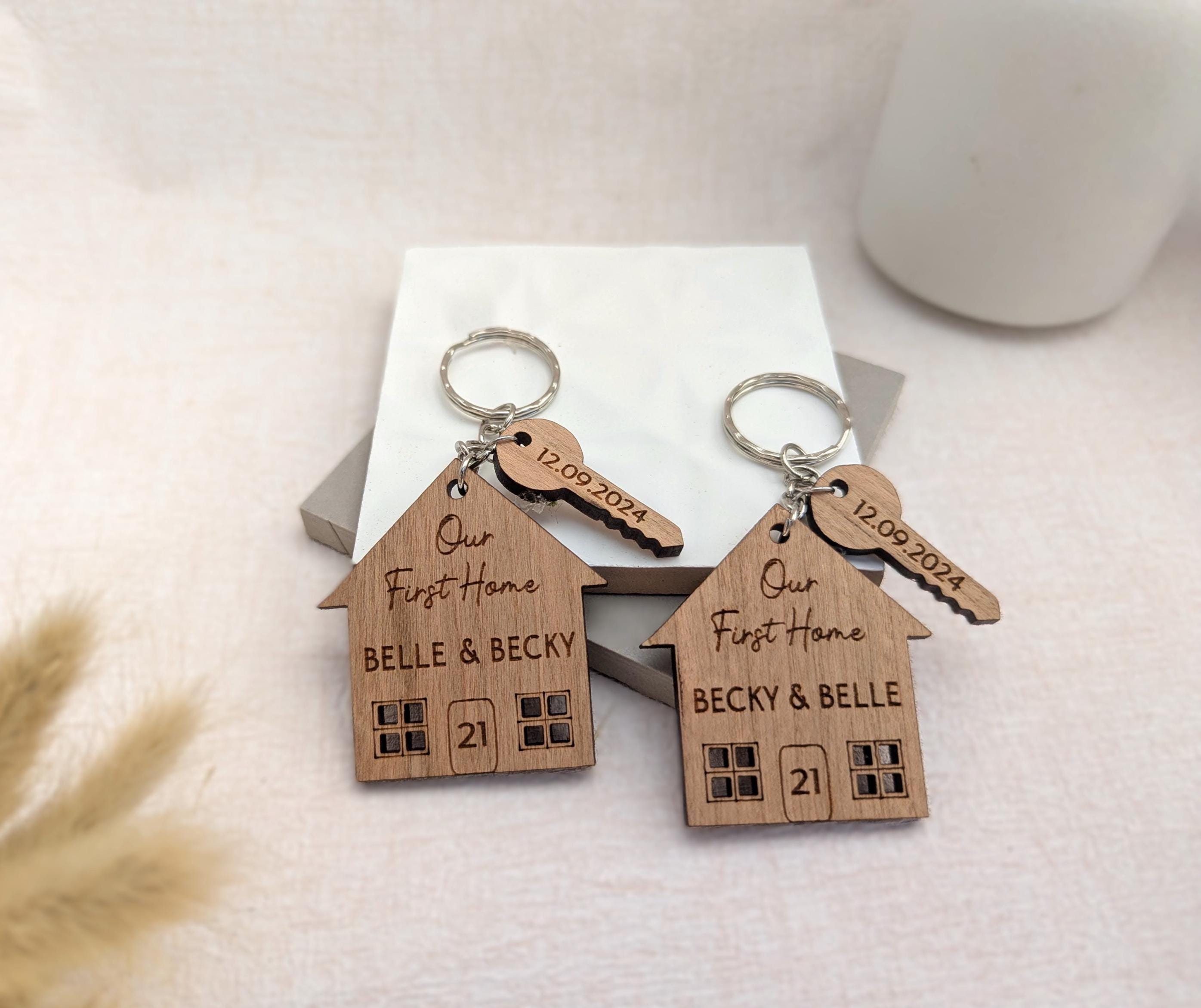 Moving In Gift Idea Heartwarming New Home Keychain Set - Perfect - Foto 6