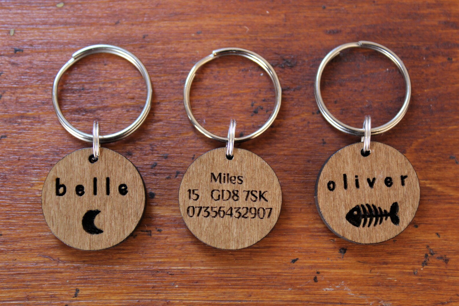 Cat ID Tag Cat Name Tag Puppy Name Tag Custom Pet Name Tag Etsy UK