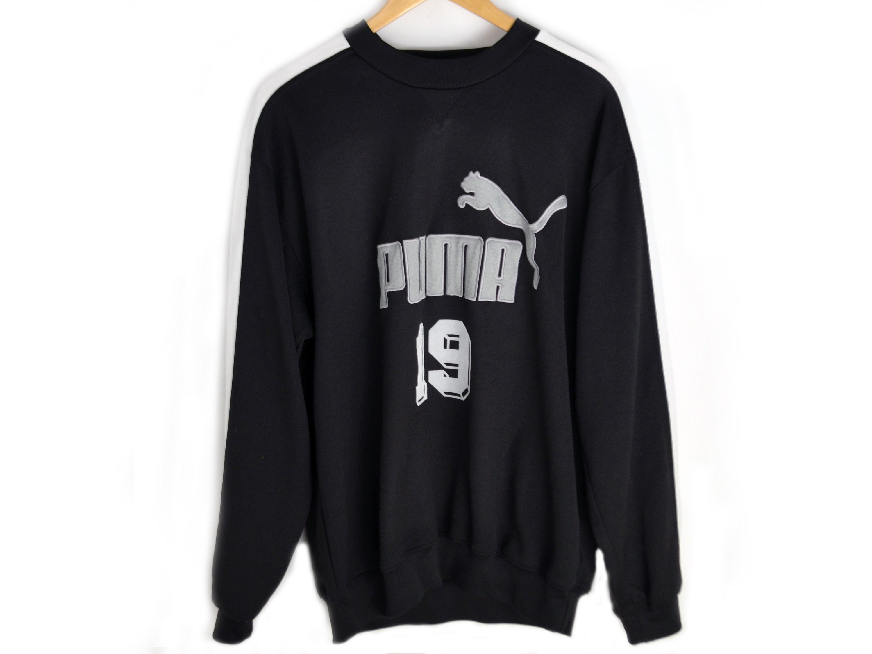 mens black puma jumper