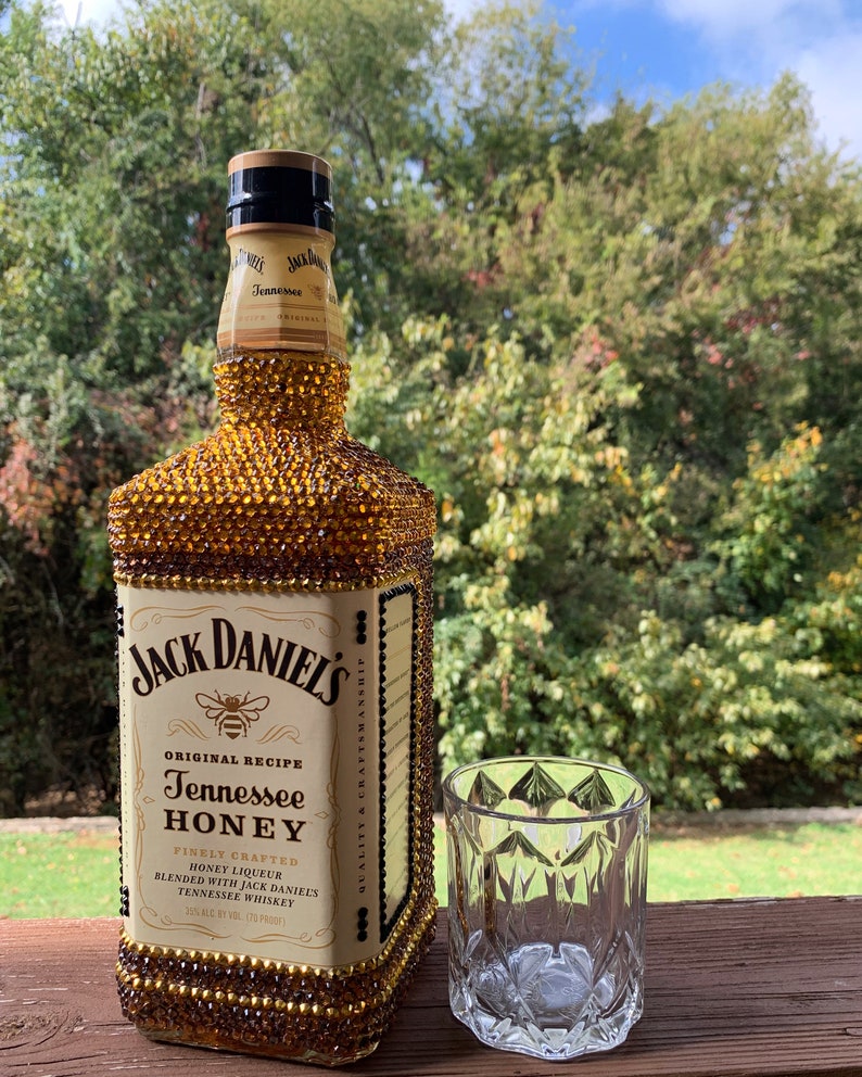 Custom Glam Liquor Bottle Etsy