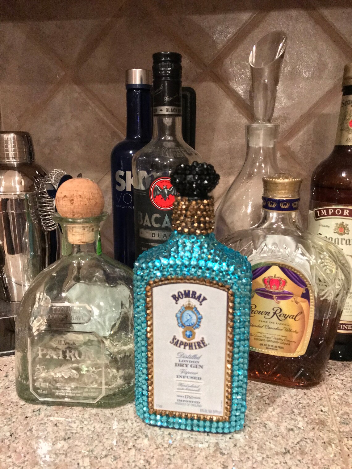 The Glam Liquor Bottle 200ml Etsy