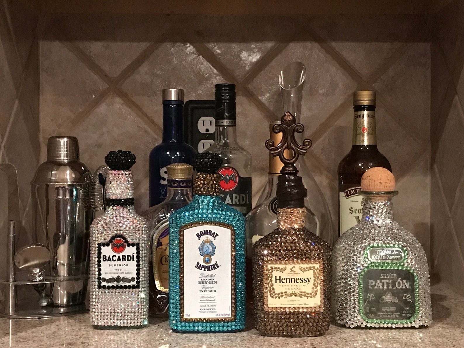 The Glam Liquor Bottle 200ml Etsy