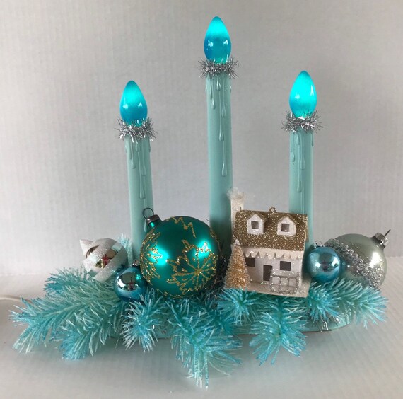 Vintage blue christmas lights Clearance