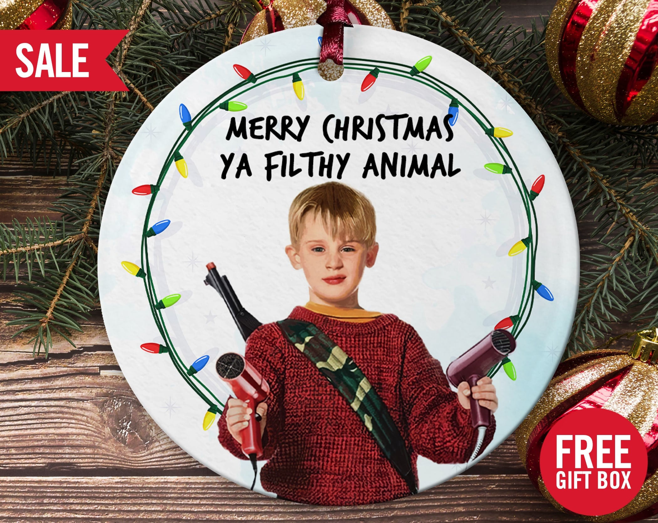 Kevin Home Alone Ornament Home Alone Ornament Quarantine Etsy