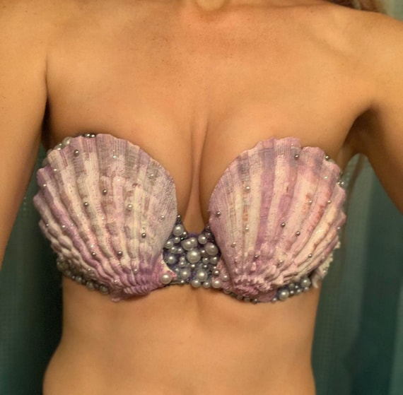 Kylie Inspired Mermaid Bra real Shells -  Canada