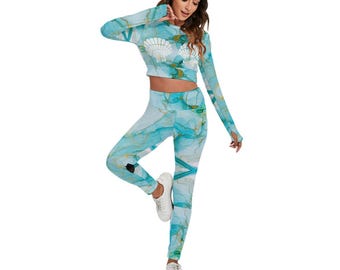 Mermaid Yoga Set - Long Sleeves