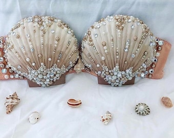 Reggiseno da sirena personalizzato - Costume da sirena, costume di Halloween, costume sexy, cosplay, festa a tema, vestito da festival