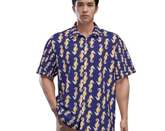 Men's Hawaiian Shirt - Bachelor party- Groomsmen - Beach bachelor party - Matching Bachelor Party Shirts