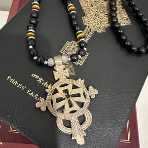 Ethiopian traditional cross necklace